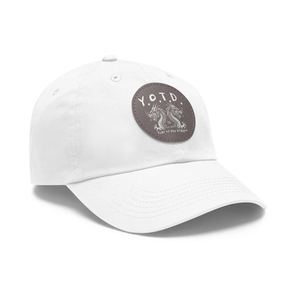 Y.O.T.D. Dad Hat with Leather Patch (Round)