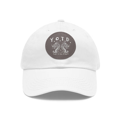 Y.O.T.D. Dad Hat with Leather Patch (Round)